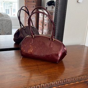 Louis Vuitton Vernis Sherwood PM handbag purse TR4130